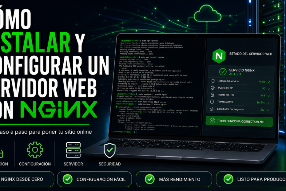 Instalación y configuración de un servidor web con Nginx